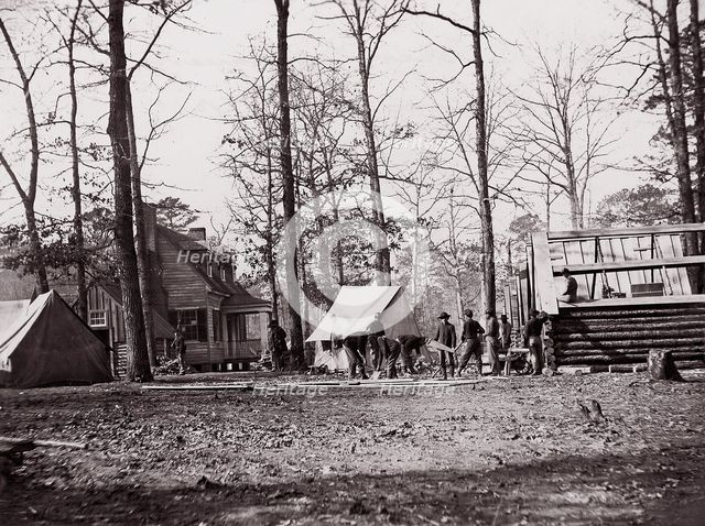General Butler's Headquarters, Chapin's Farm, Virginia, 1861-65. Creator: Andrew Joseph Russell.