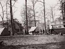 General Butler's Headquarters, Chapin's Farm, Virginia, 1861-65. Creator: Andrew Joseph Russell