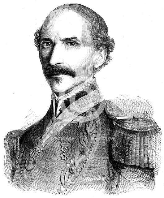 General Castro, President (ad interim) of Venezuela, 1858. Creator: Unknown.