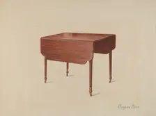 General Cass Table, c. 1936. Creator: Eugene Croe