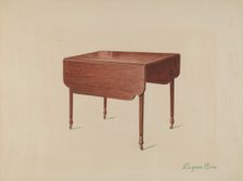 General Cass Table, c. 1936. Creator: Eugene Croe