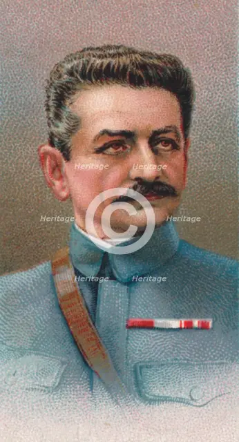 General Charles Emmanuel Marie Mangin (1866-1925), French general during World War I, 1917. Artist: Unknown