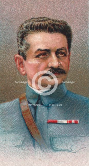 General Charles Emmanuel Marie Mangin (1866-1925), French general during World War I, 1917. Artist: Unknown