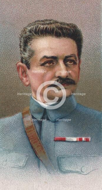 General Charles Emmanuel Marie Mangin (1866-1925), French general during World War I, 1917. Artist: Unknown