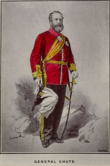General Chute K.C.B, c.1860. Creator: Unknown
