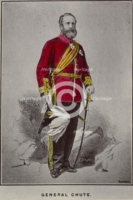 General Chute K.C.B, c.1860. Creator: Unknown.