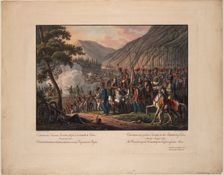 General Count Alexander Ostermann-Tolstoy at the Battle of Kulm on 29 August 1813, 1813. Artist: Ponheimer, Kilian, the Elder (1757-1828)