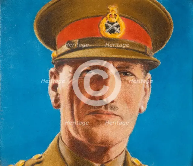 General Claude Auchinleck, c1943.. Creators: William Timym, Central Office of Information.