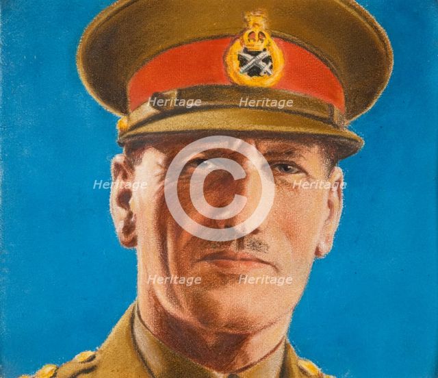 General Claude Auchinleck, c1943.. Creators: William Timym, Central Office of Information.
