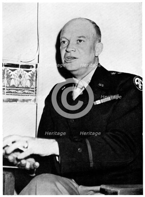 General D D Eisenhower, American soldier and politician, 20th century. Artist: Unknown