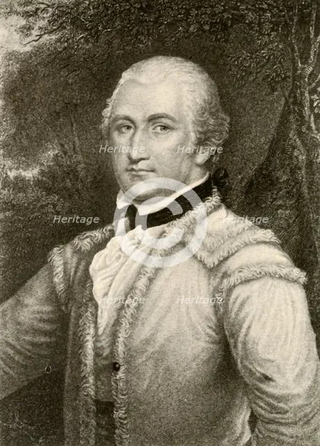 'General Daniel Morgan in a buckskin coat of the Virginia rangers', c1780, (1937). Creator: Unknown.