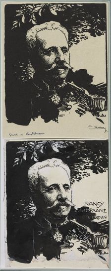 Général de Castelneau, 1914. Creator: Auguste Louis Lepère (French, 1849-1918)
