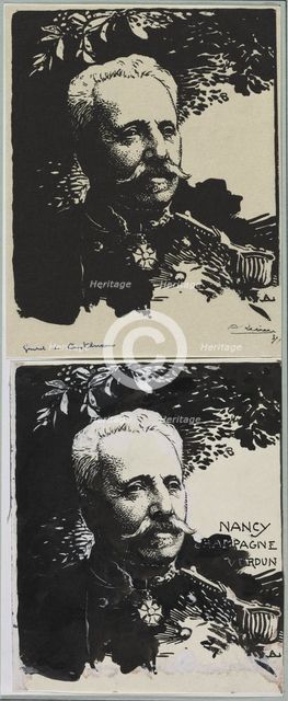 Général de Castelneau, 1914. Creator: Auguste Louis Lepère (French, 1849-1918).
