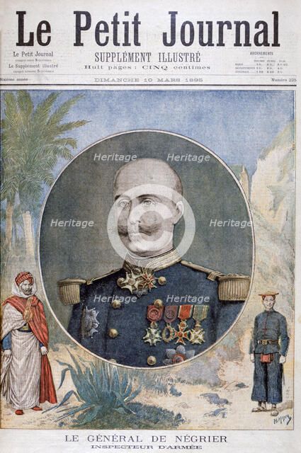 General de Négrier, inspector-general of the French army, 1895. Artist: Henri Meyer