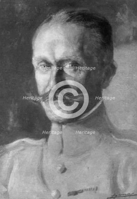 General Duval, head of the French air force, 1918. Artist: Unknown