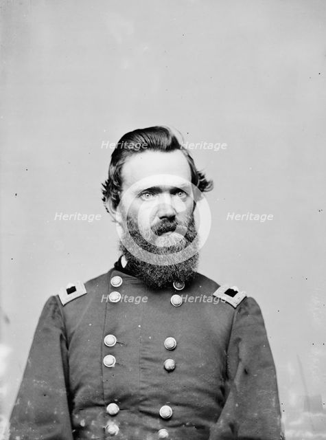 General E.W. Rice, US Army, between 1855 and 1865. Creator: Unknown.