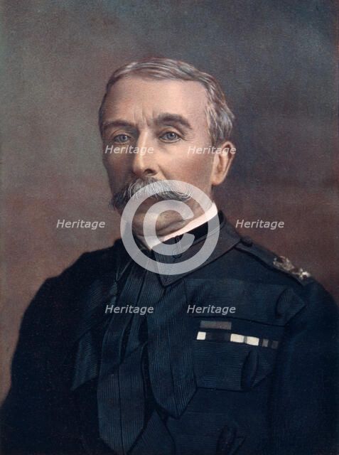 General Edward Chapman, commanding the troops of Scotland, 1902. Creator: Elliott & Fry.