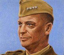 General Eisenhower, c1943. Creators: William Timym, Central Office of Information