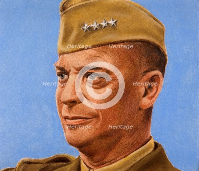General Eisenhower,  c1943. Creators: William Timym, Central Office of Information.