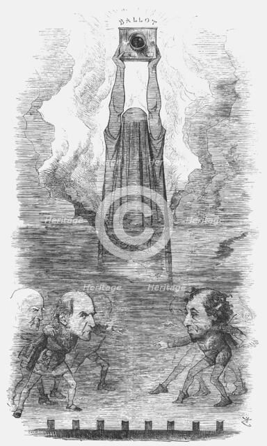 General election, (1874?).  Artist: Joseph Swain