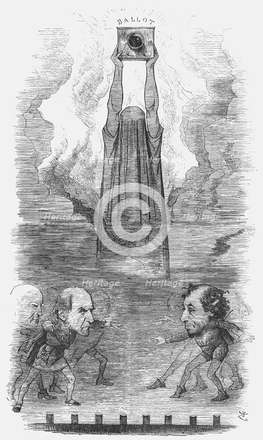 General election, (1874?).  Creator: Joseph Swain.
