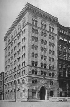 General exterior view, offices of the Brotherhood of Railroad Trainmen, Cleveland, Ohio, 1923