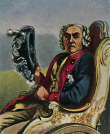 General Fouqué 1698-1774. - Gemälde von Menzel 1934. Creator: Unknown
