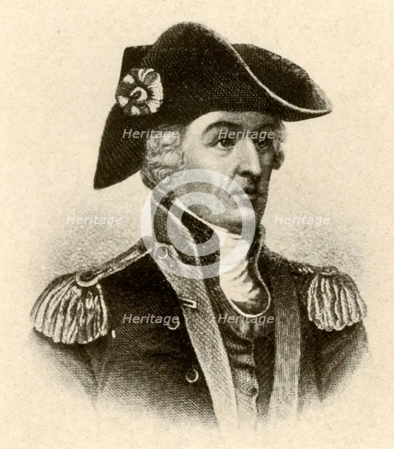 'General Francis Marion, in coat with high collar and waistcoat', c1770, (1937). Creator: Unknown.