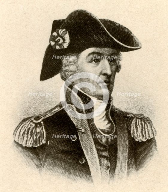 'General Francis Marion, in coat with high collar and waistcoat', c1770, (1937). Creator: Unknown.