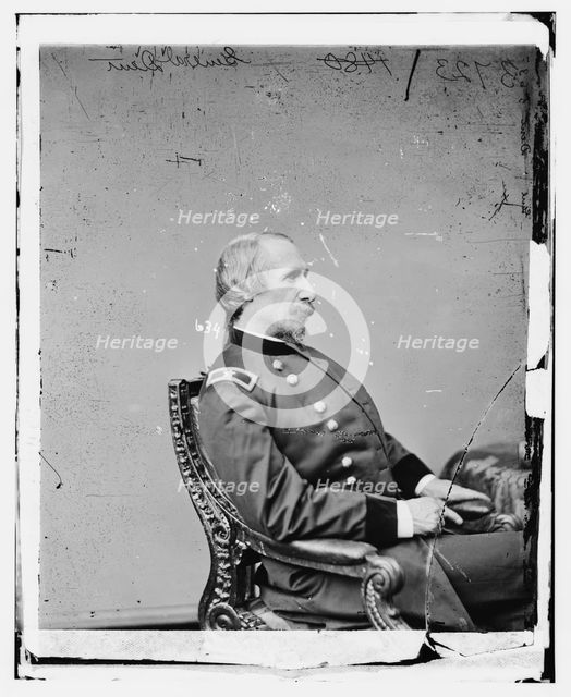 General Frederick Tracy Dent, US Army, between 1860 and 1875. Creator: Unknown.