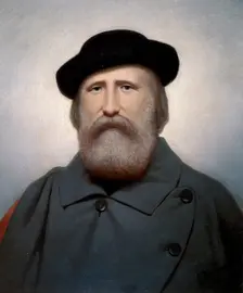 General Garibaldi 1864. Artist: Felice Barucco