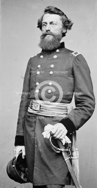 General George Stoneman Junior, between 1855 and 1865. Creator: Unknown.