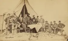 General Gillmore & Staff, 1863. Creator: Haas & Peale