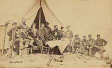 General Gillmore & Staff, 1863. Creator: Haas & Peale