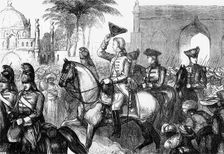 General Goddard Entering Surat c1891. Creator: James Grant