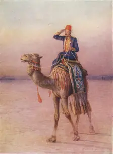 General Gordon Approaching the City of Dara c1900. Creator: Howard Davie