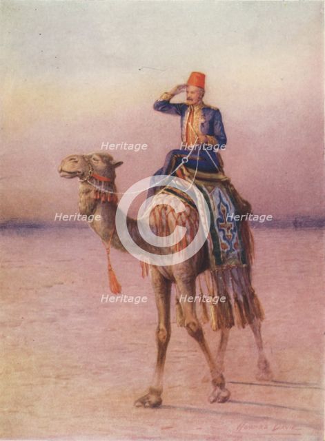 'General Gordon Approaching the City of Dara', c1900. Creator: Howard Davie.