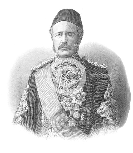 'General Gordon', c1880. Artist: Adams and Scanlan.