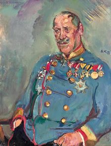 General Gottfried Seibt von Ringenhart, 1918. Creator: Anton Kolig