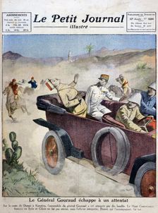 General Gouraud escapes an assassination attempt on route from Damascas to Kunaitra, 1921