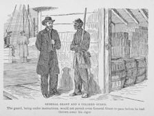General Grant and a colored guard, 1902. Creator: Unknown