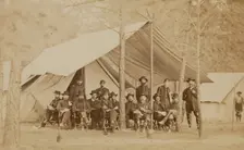 General Grant and Staff, between 1860 and 1865. Creator: Mathew Brady