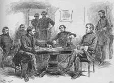 General Grant Reading The Terms of Surrender 1895, (1902). Artist: Gordon Frederick Browne