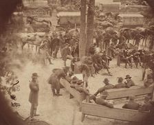 General Grant's Council of War, Massaponax Church, Virginia, May 21, 1864. Creator: Tim O'Sullivan