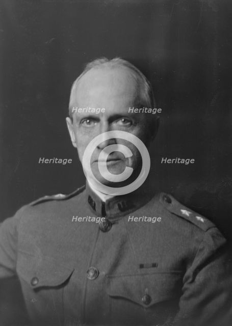 General H.C. Brummerd Hodges, portrait photograph, 1918 Aug. 17. Creator: Arnold Genthe.