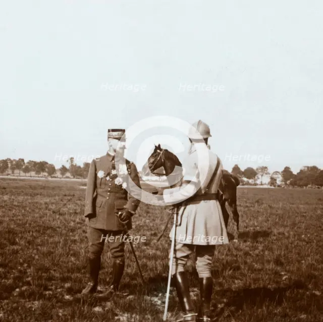 General Henri Gouraud, Chalons, Marne, northern France, c1914-c1918.  Artist: Unknown.