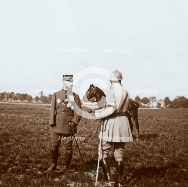 General Henri Gouraud, Chalons, Marne, northern France, c1914-c1918.  Artist: Unknown.