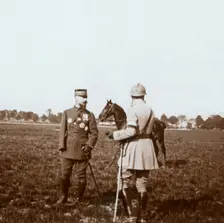 General Henri Gouraud, Chalons, Marne, northern France, c1914-c1918