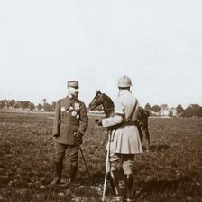 General Henri Gouraud, Chalons, Marne, northern France, c1914-c1918