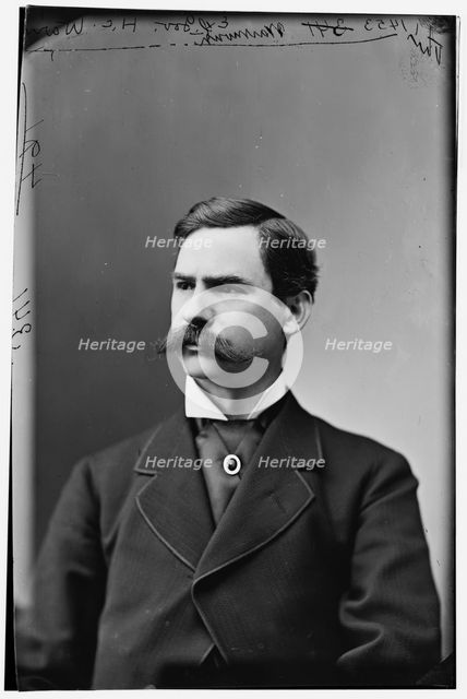 General Henry Clay Warmoth of Louisiana, between 1870 and 1880. Creator: Unknown.